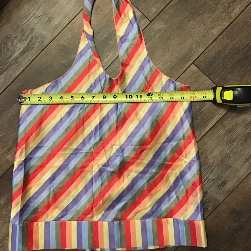 Moda International ๐ 100% silk halter top - Picture 3 of 6